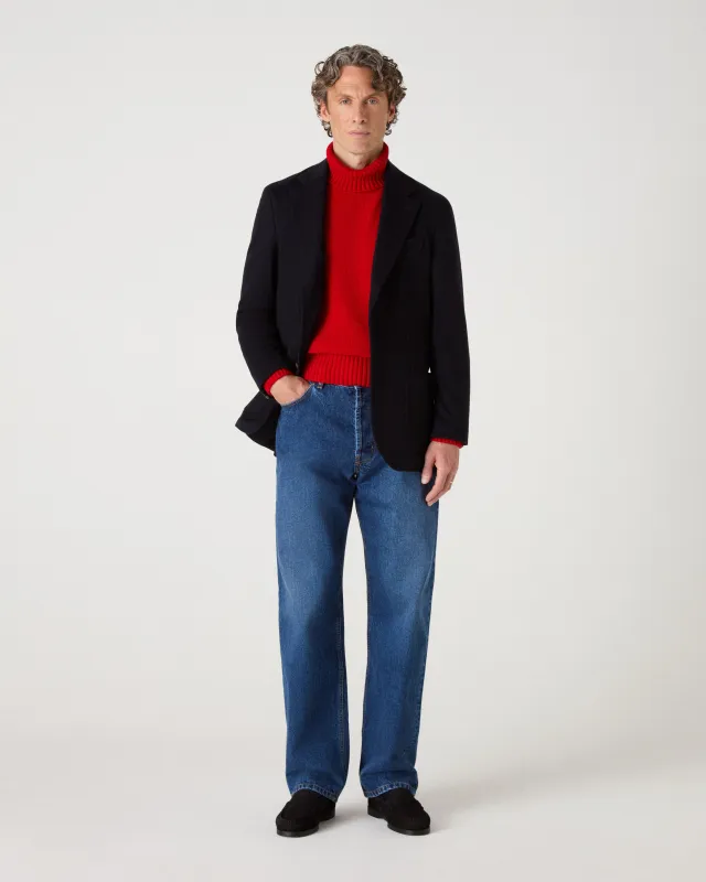 Dante Casual Blazer - Dark Navy made by Berg & Berg