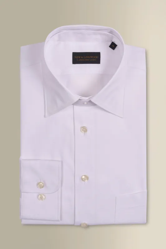 White Detachable Collar Standard Fit Oxford Shirt sold by New & Lingwood