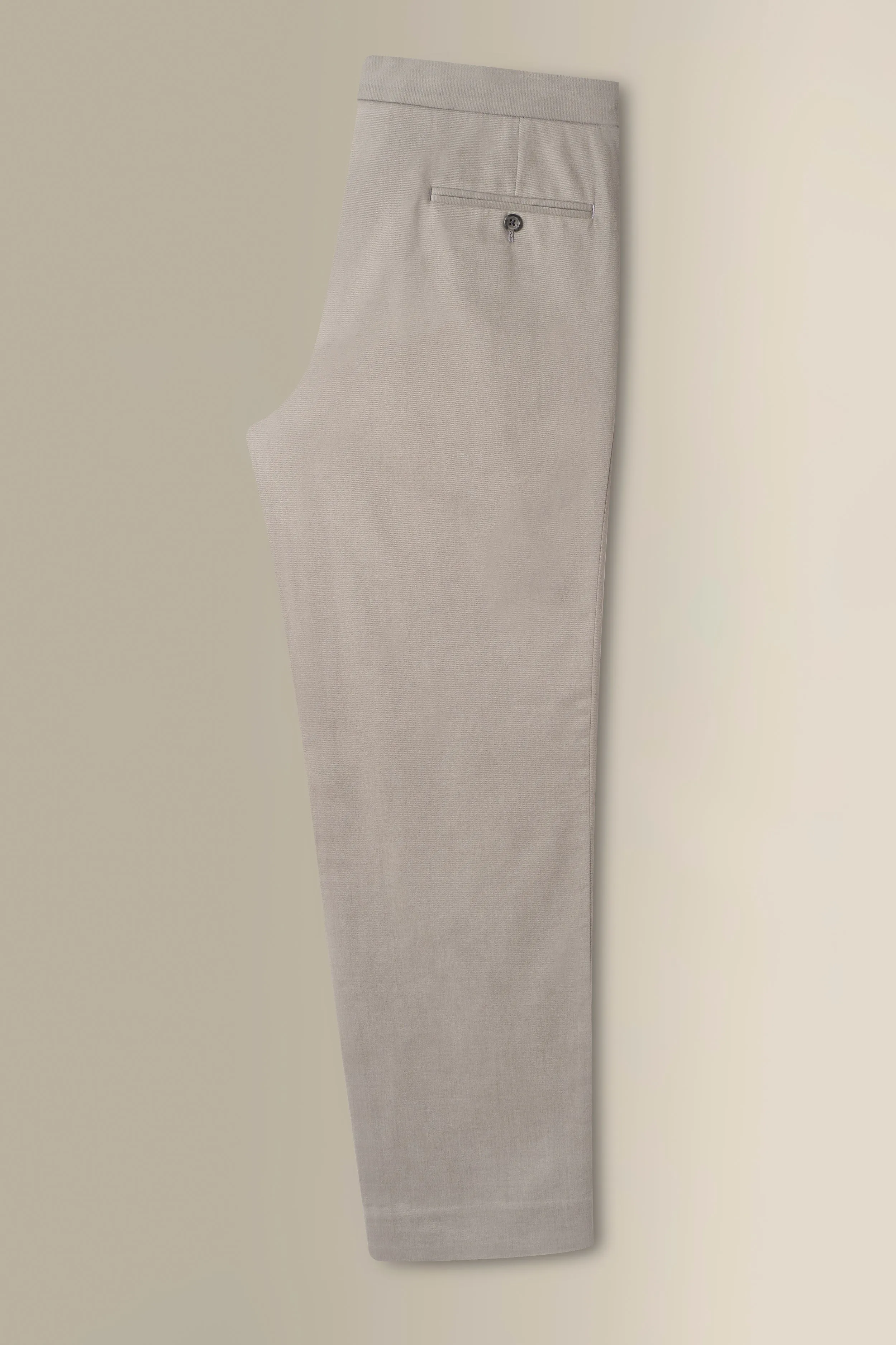 Khaki Cotton Drawstring Trousers sold by New & Lingwood product image thumbnail 5