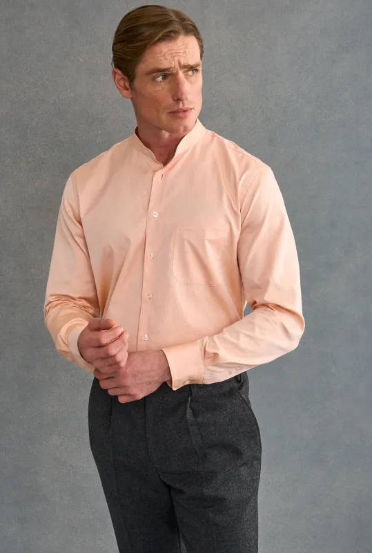 Orange Detachable Collar Standard Fit Oxford Shirt sold by New & Lingwood