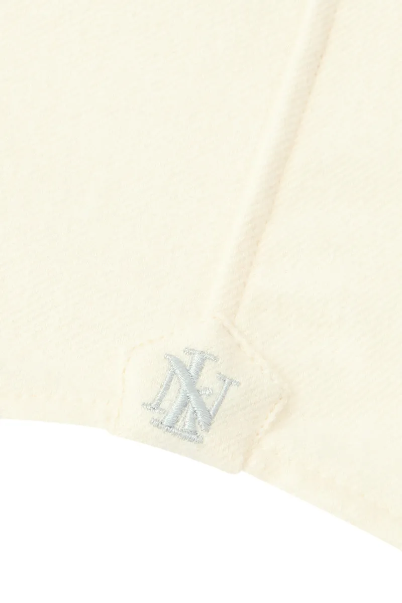 Cream One Piece Collar Standard Fit Flannel Shirt sold by New & Lingwood product image thumbnail 4