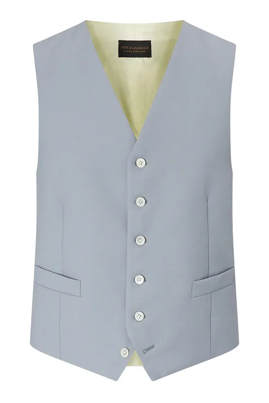 Dove Single Breasted Wool Waistcoat sold by New & Lingwood