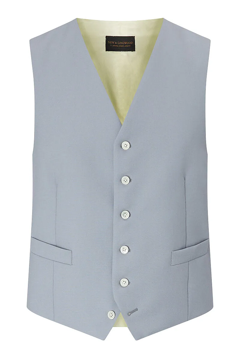 Dove Single Breasted Wool Waistcoat sold by New & Lingwood