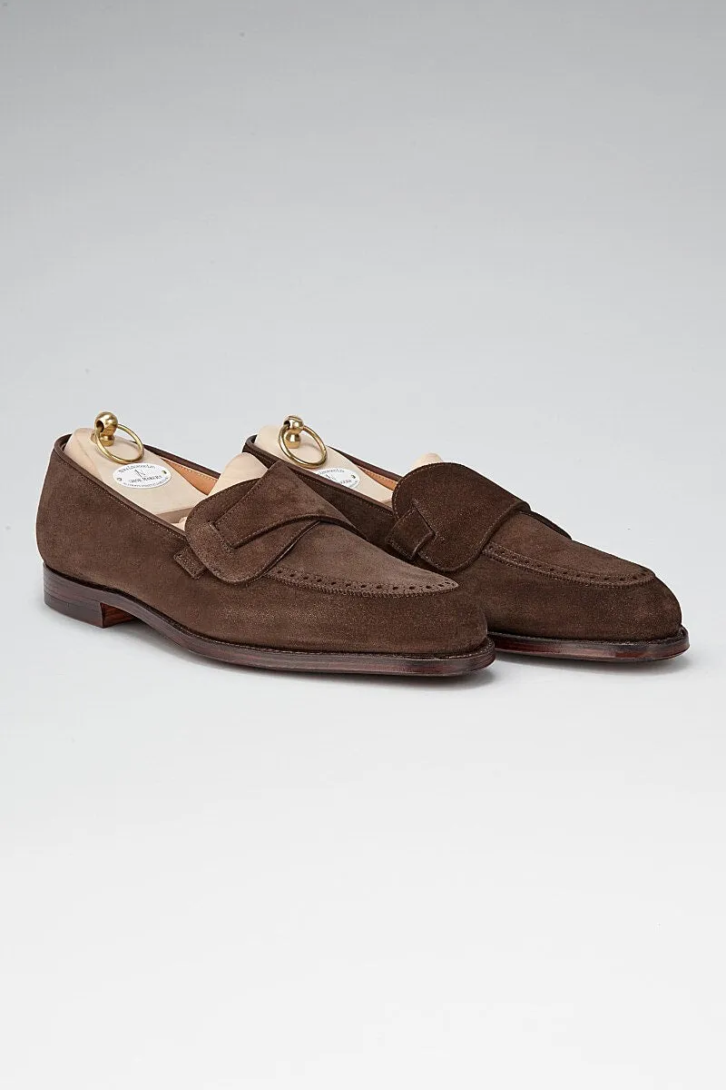 Espresso Calf Suede Butterfly Loafers sold by New & Lingwood product image thumbnail 4