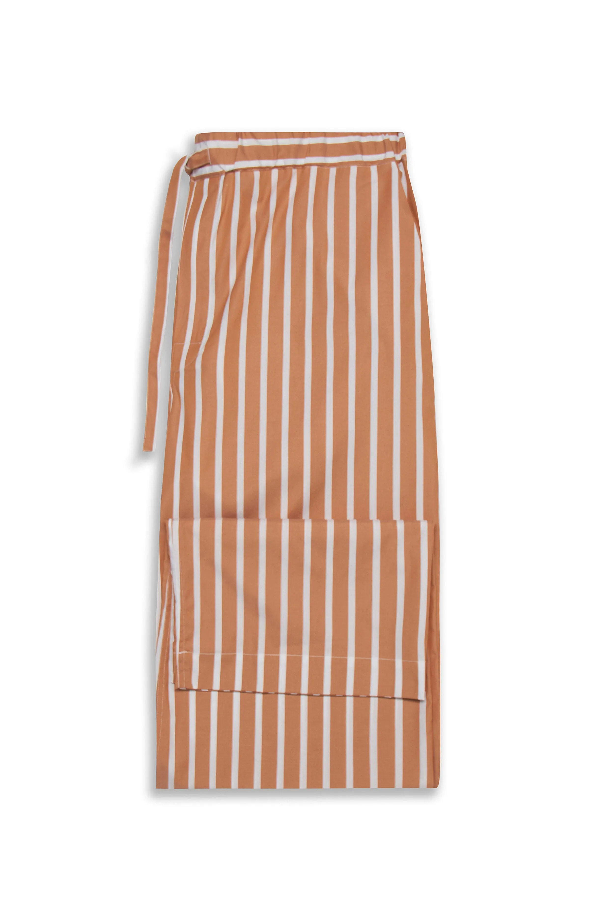 Orange & White Wide Stripe Lounge Trousers sold by New & Lingwood product image thumbnail 2