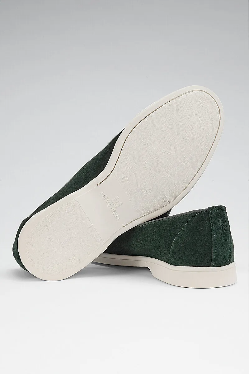 Moss Green Suede All Day Slipper sold by New & Lingwood product image thumbnail 3