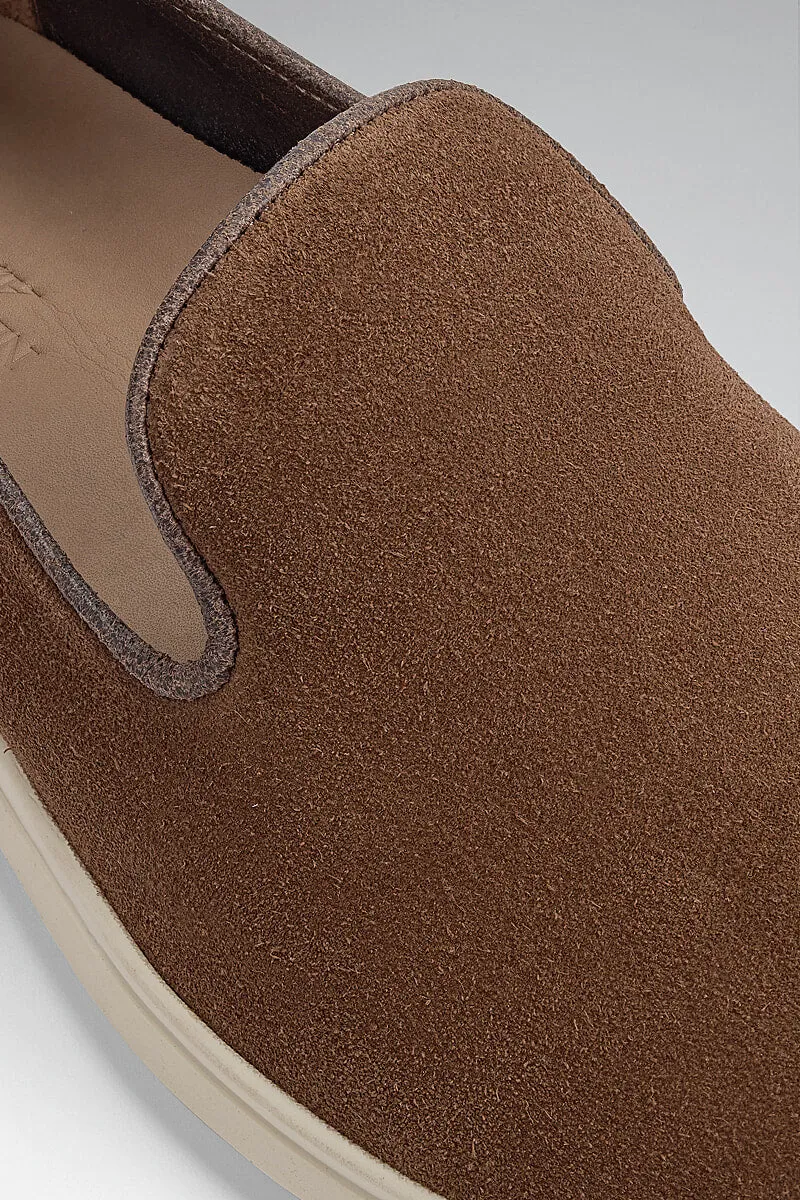 Chestnut Suede All Day Slipper sold by New & Lingwood product image thumbnail 4