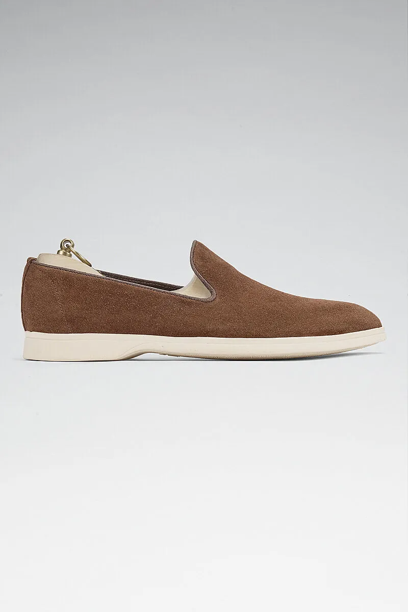 Chestnut Suede All Day Slipper sold by New & Lingwood product image thumbnail 2