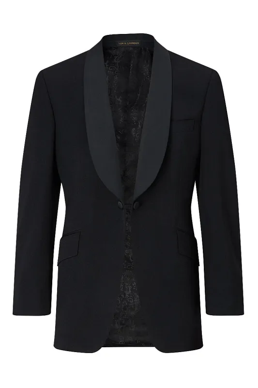 Black Shawl Collar Dinner Jacket sold by New & Lingwood