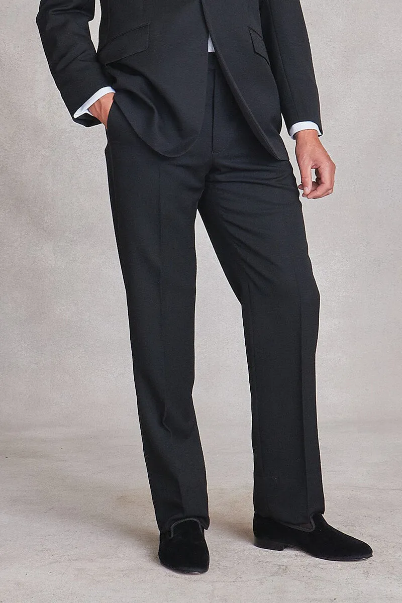 Black Dinner Trousers sold by New & Lingwood product image thumbnail 3