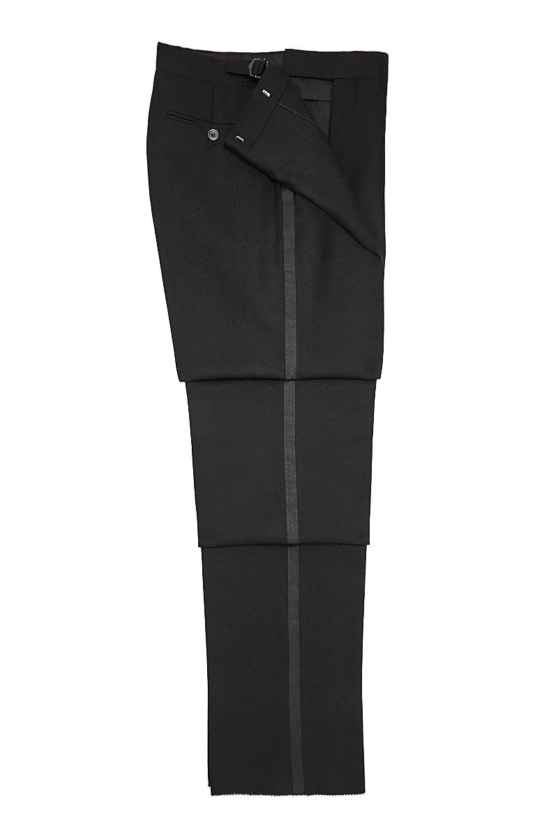 Black Dinner Trousers sold by New & Lingwood product image thumbnail 2