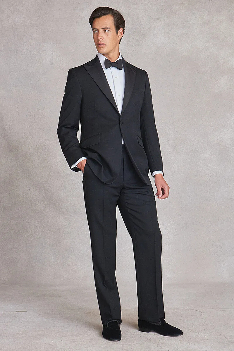 Black Dinner Trousers sold by New & Lingwood product image thumbnail 4