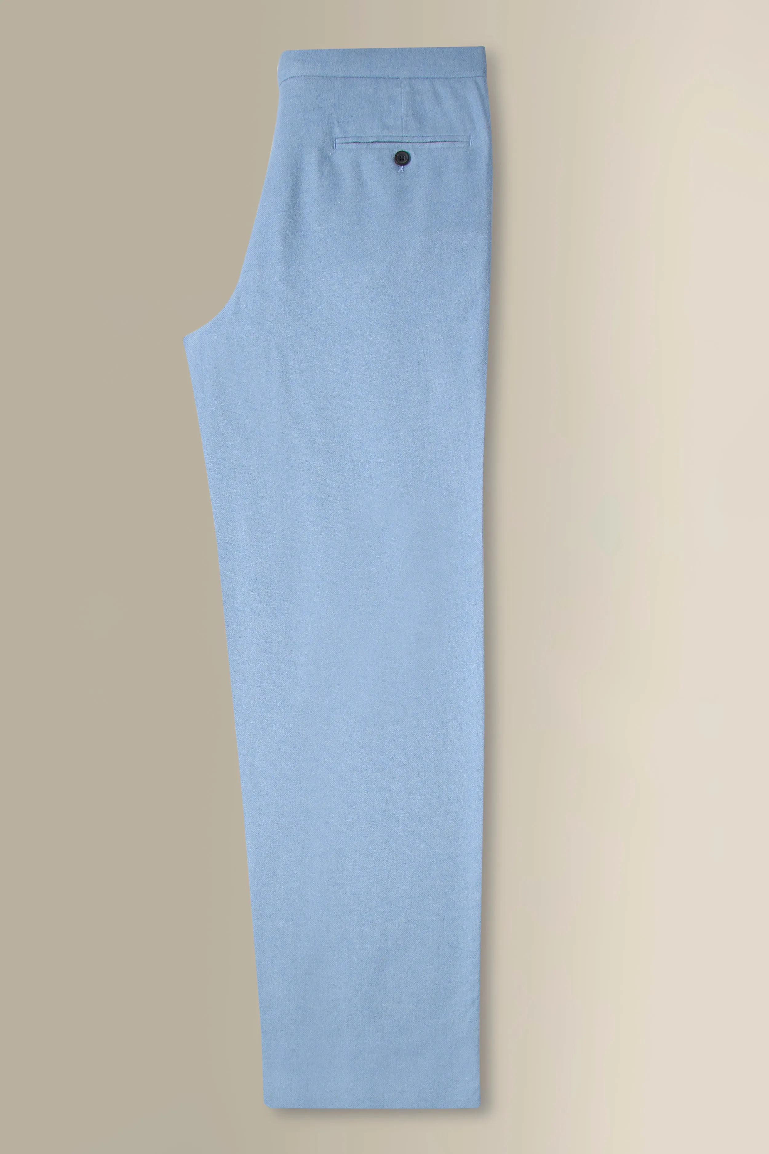 Blue Cotton & Cashmere Lounge Trousers sold by New & Lingwood product image thumbnail 2