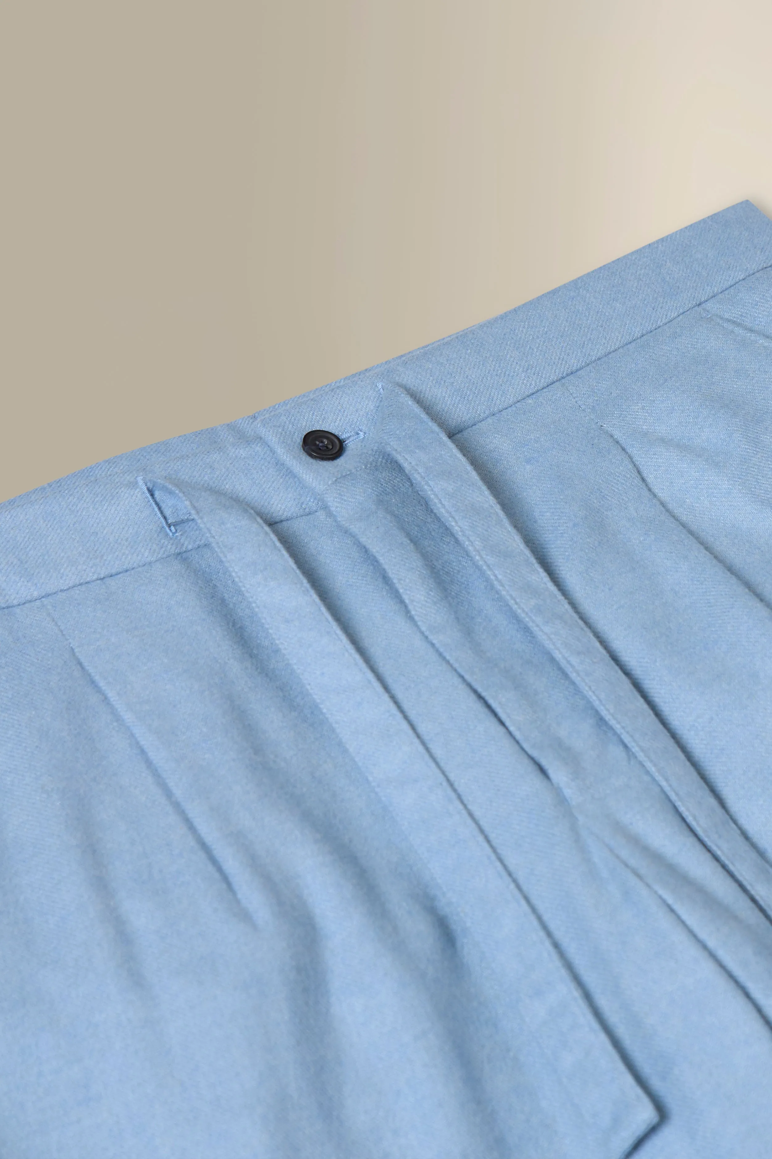 Blue Cotton & Cashmere Lounge Trousers sold by New & Lingwood product image thumbnail 3