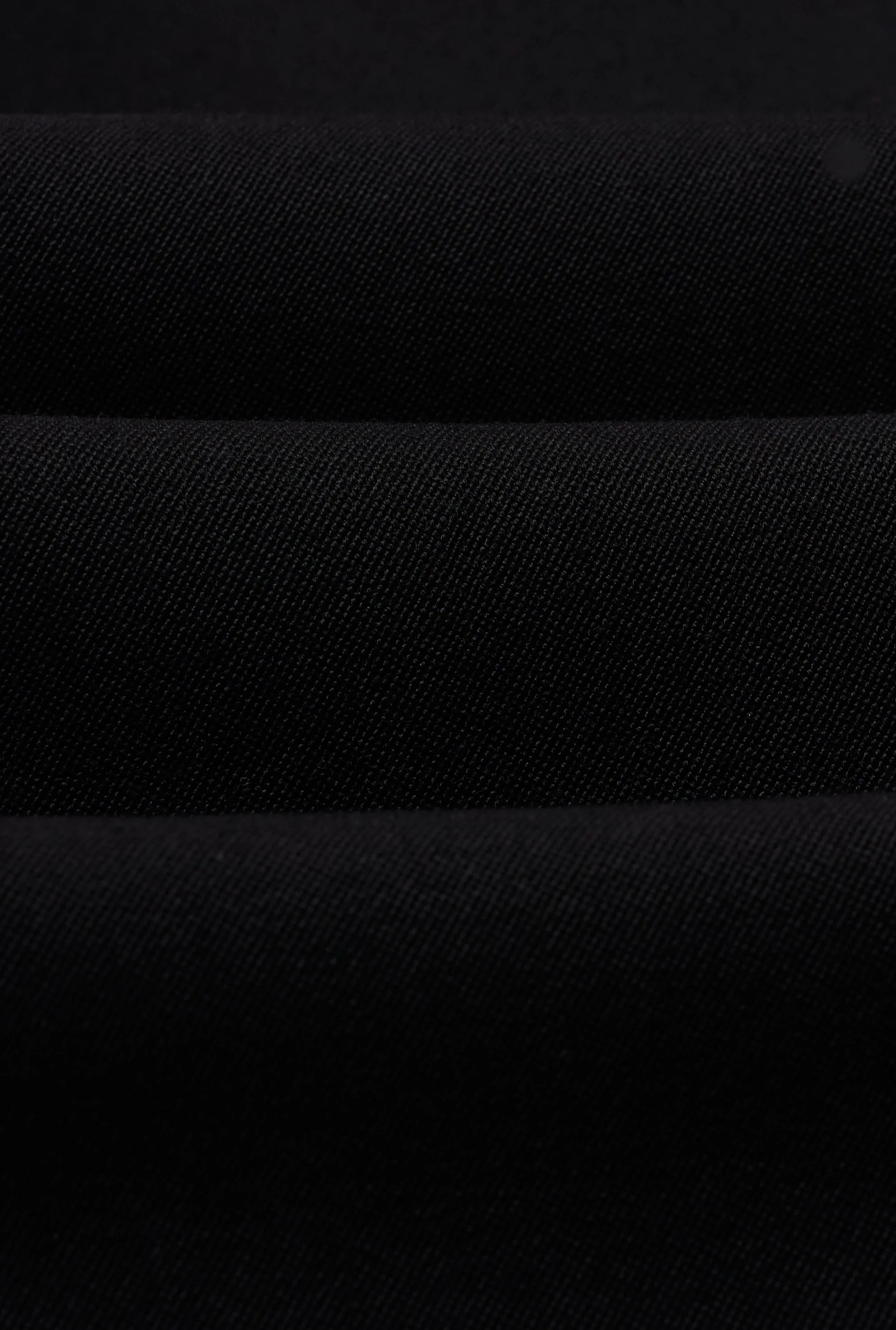 Black Double Pleat Barathea Trousers sold by New & Lingwood product image thumbnail 5