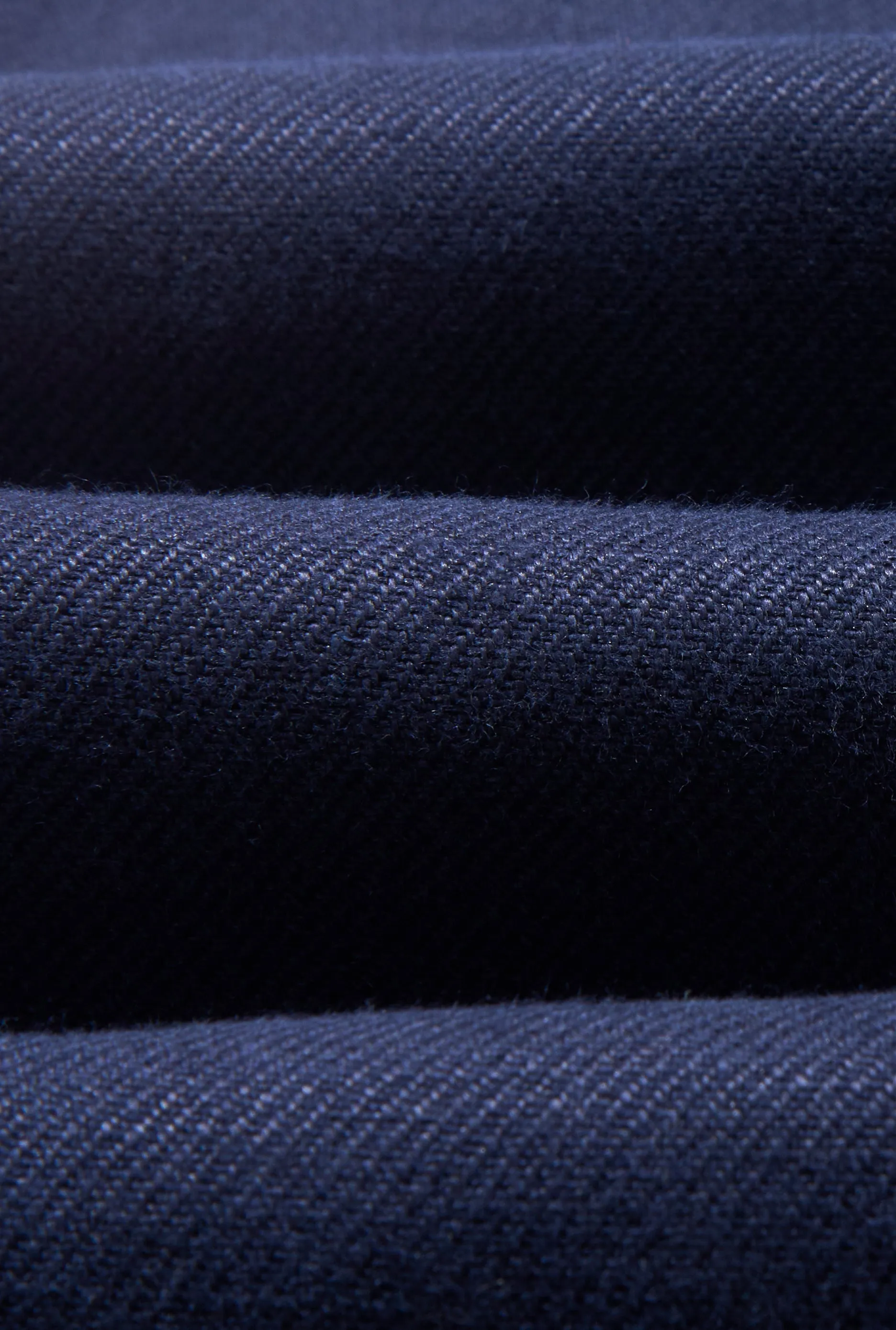 Navy Single Pleat Linen Twill Trousers sold by New & Lingwood product image thumbnail 5