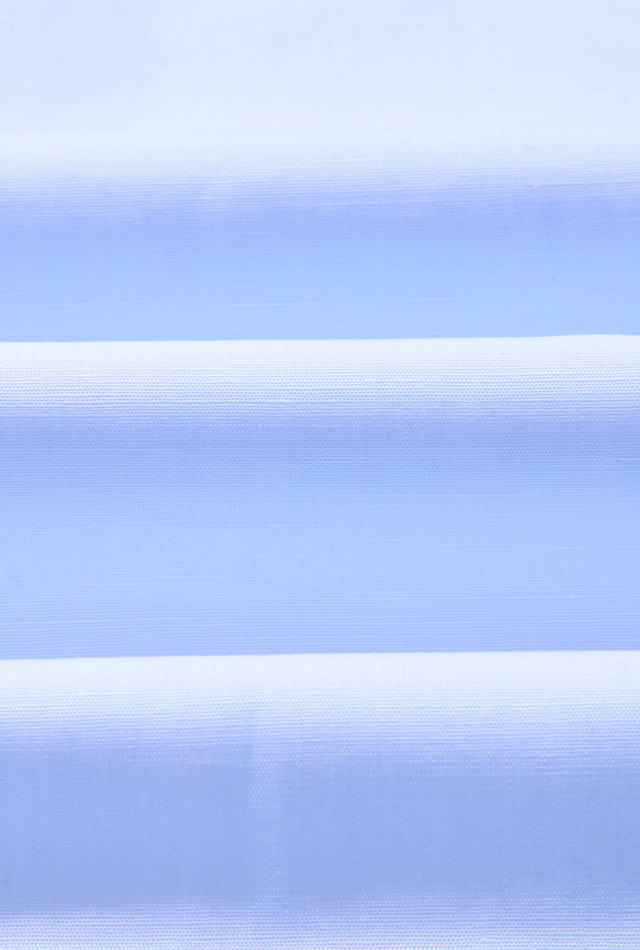 Blue St James' Collar Tailored Fit Single Cuff Cotton & Linen Shirt sold by New & Lingwood product image thumbnail 5