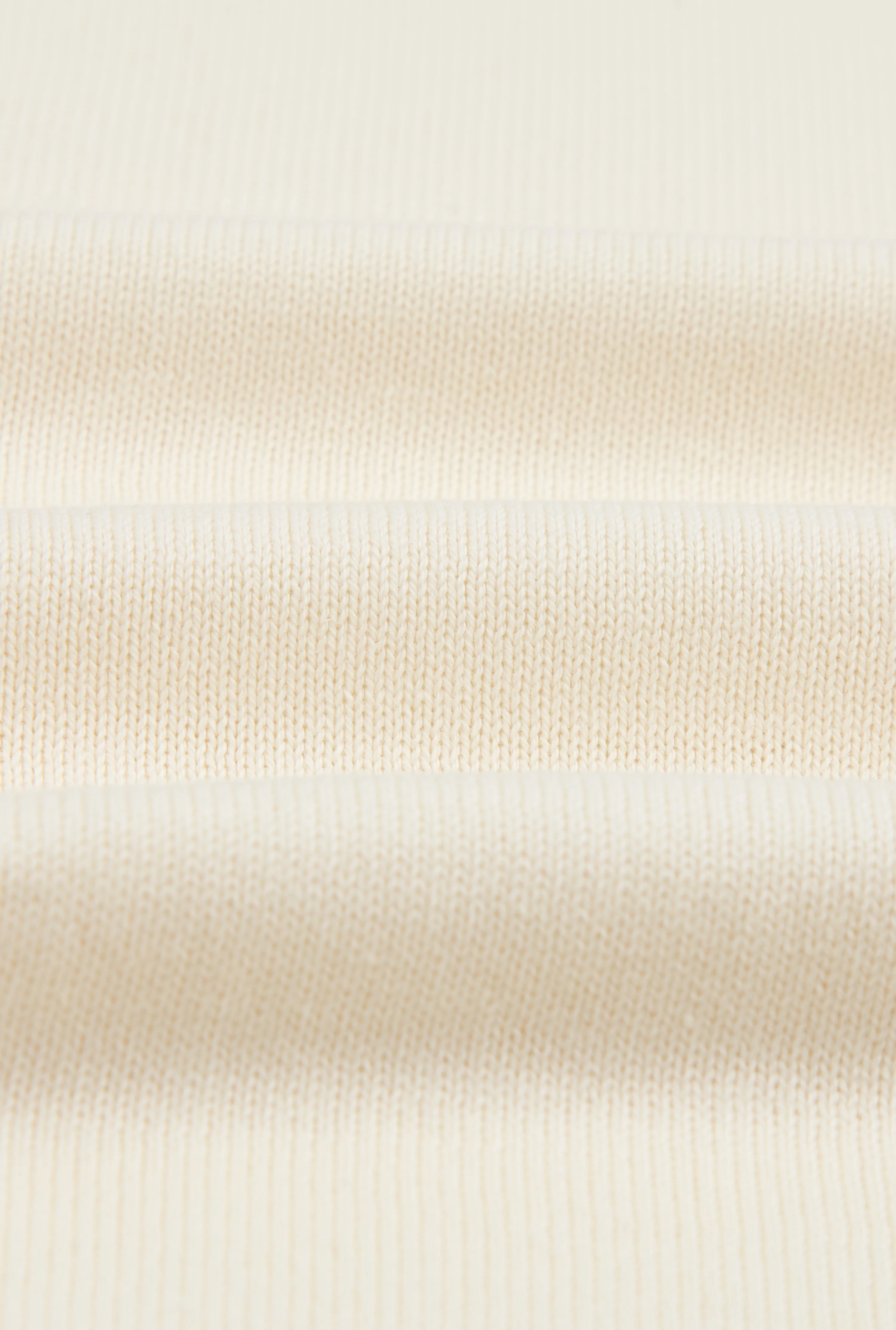 Cream Crew Neck Short Sleeve Knitted T-Shirt sold by New & Lingwood product image thumbnail 4