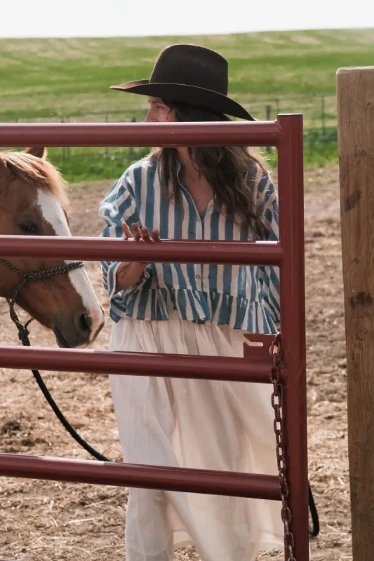 The Blue Mary Top sold by World of Crow