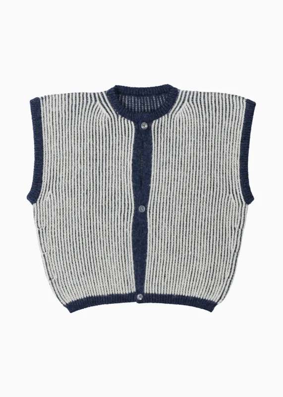 reversible cardigan vest sold by Belacaro