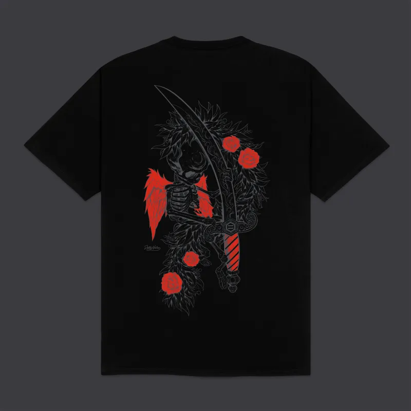Asso di Spade - Outline Tee Black made by Dolly Noire