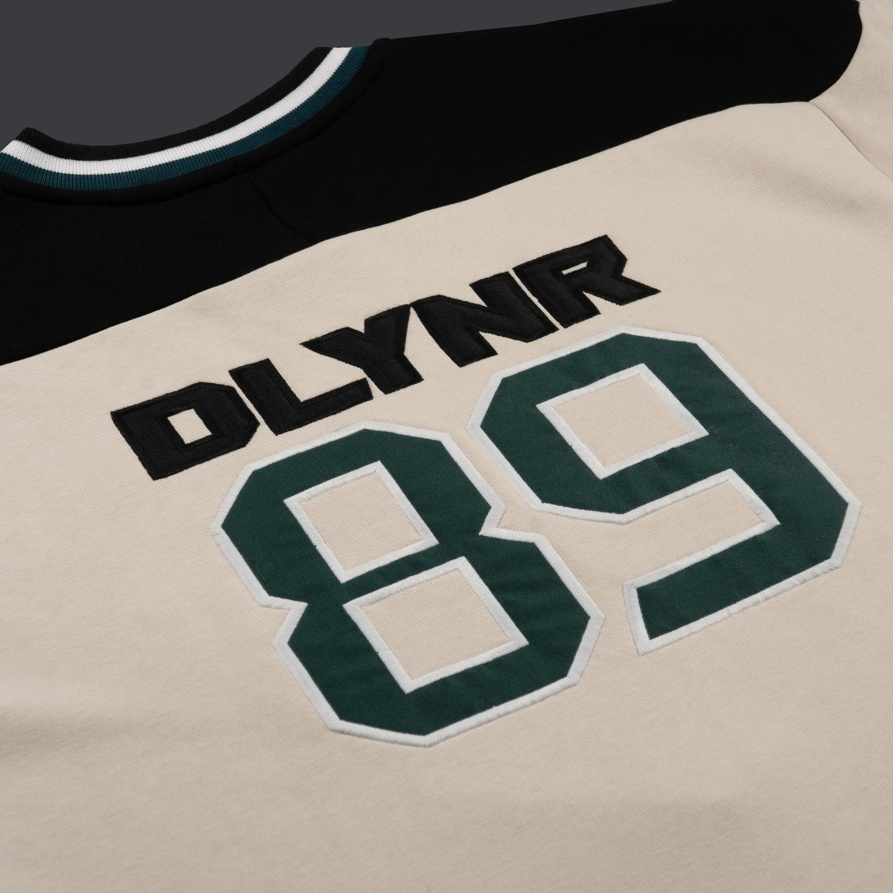 GOAT Hockey Crewneck Beige sold by Dolly Noire product image thumbnail 4