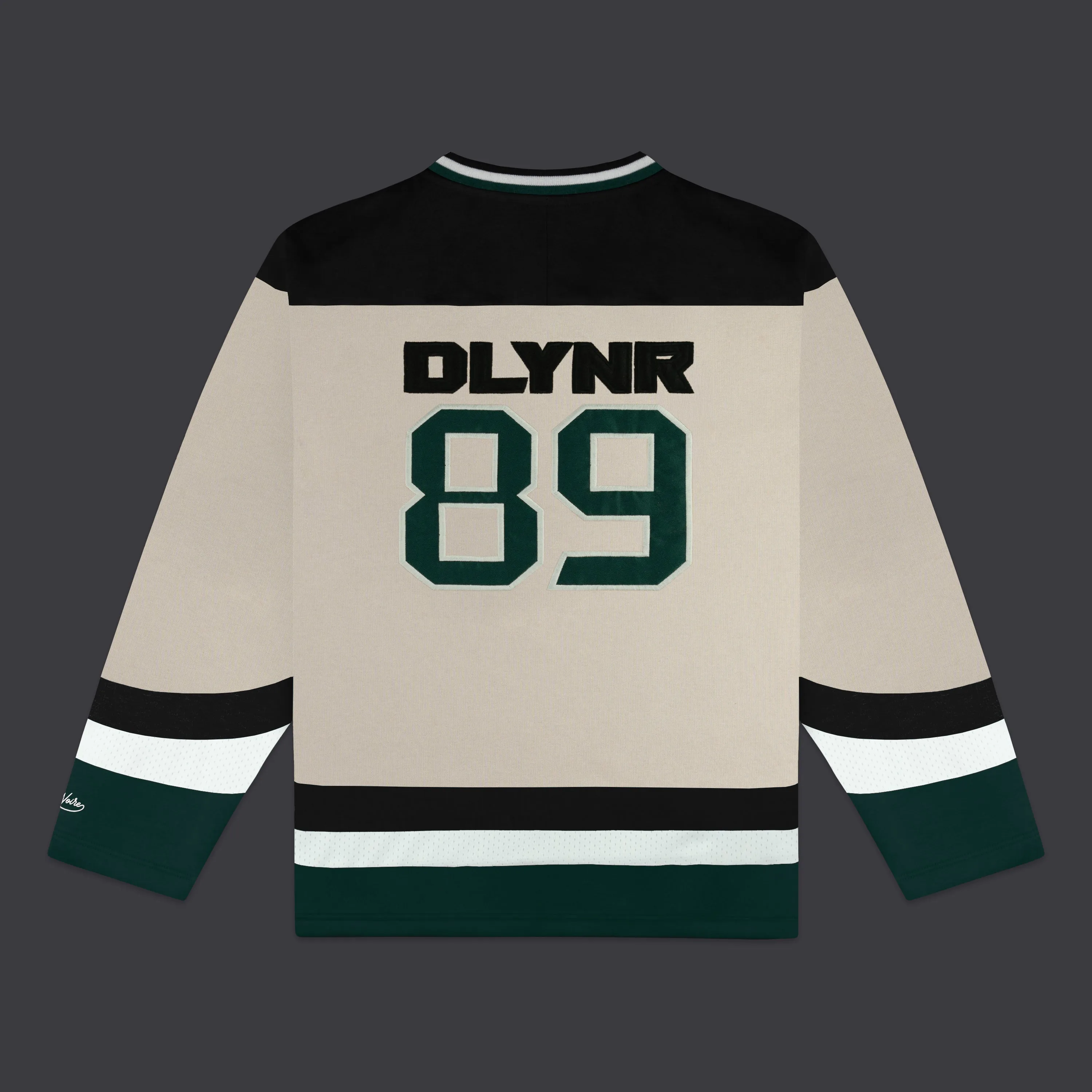 GOAT Hockey Crewneck Beige sold by Dolly Noire product image thumbnail 2
