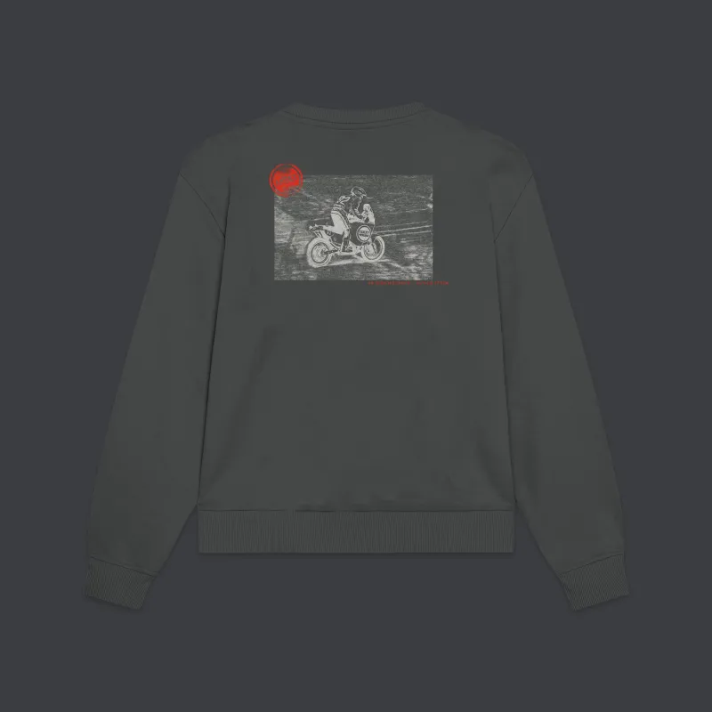 Lucky Explorer Postcard Crewneck made by Dolly Noire