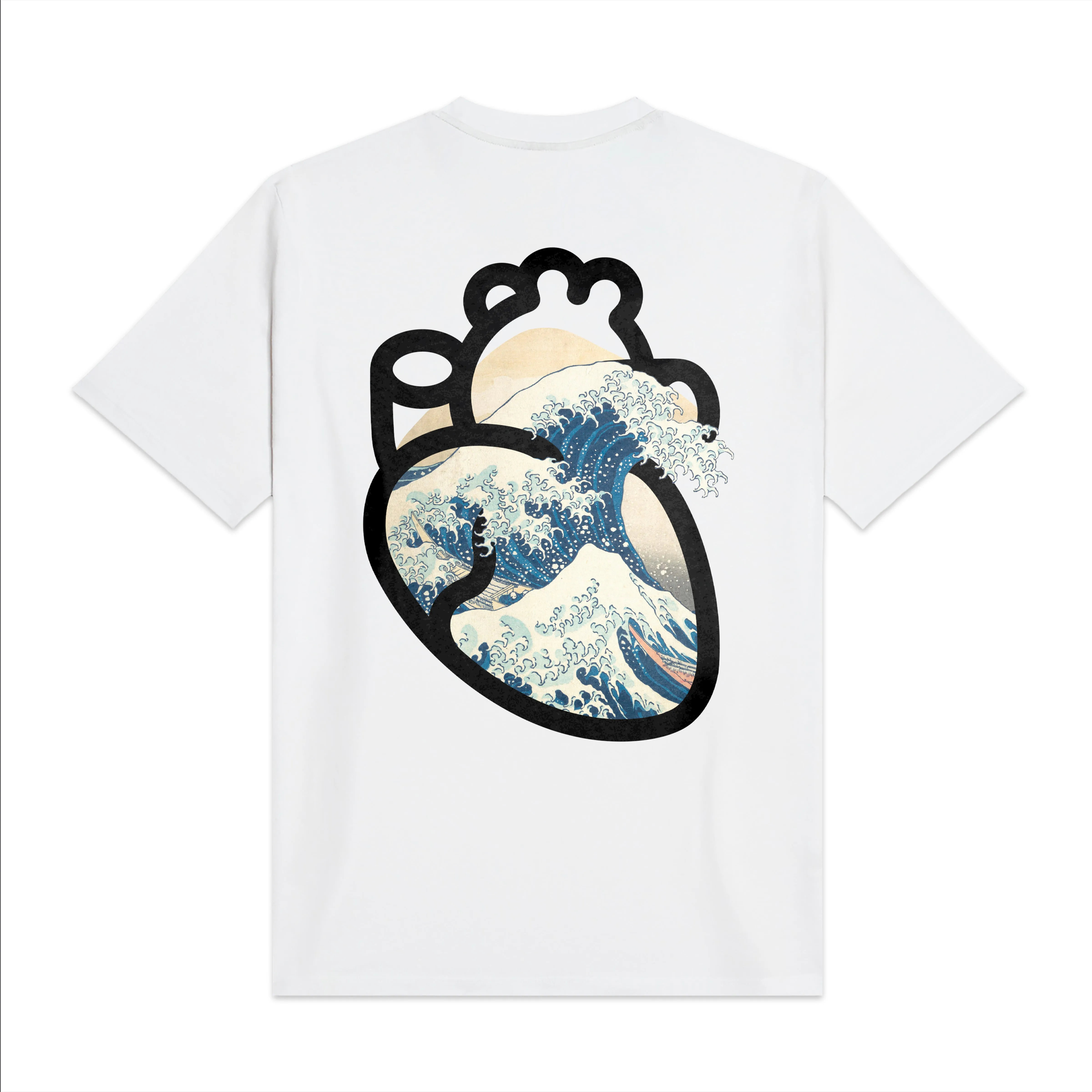 Cuore Hokusai_Mambo Tee White sold by Dolly Noire