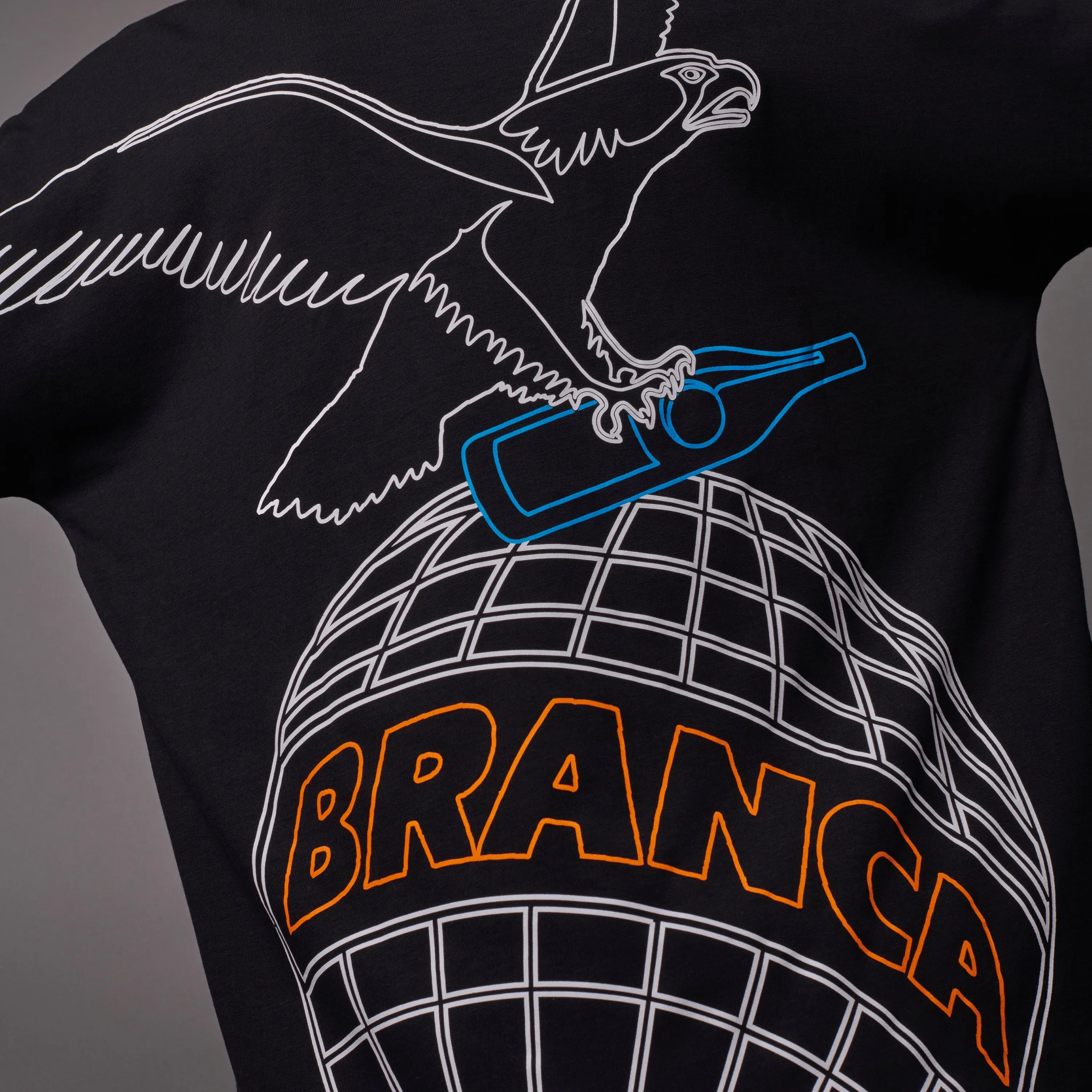 Outline Eagle Over Kimono Tee Black sold by Dolly Noire product image thumbnail 5