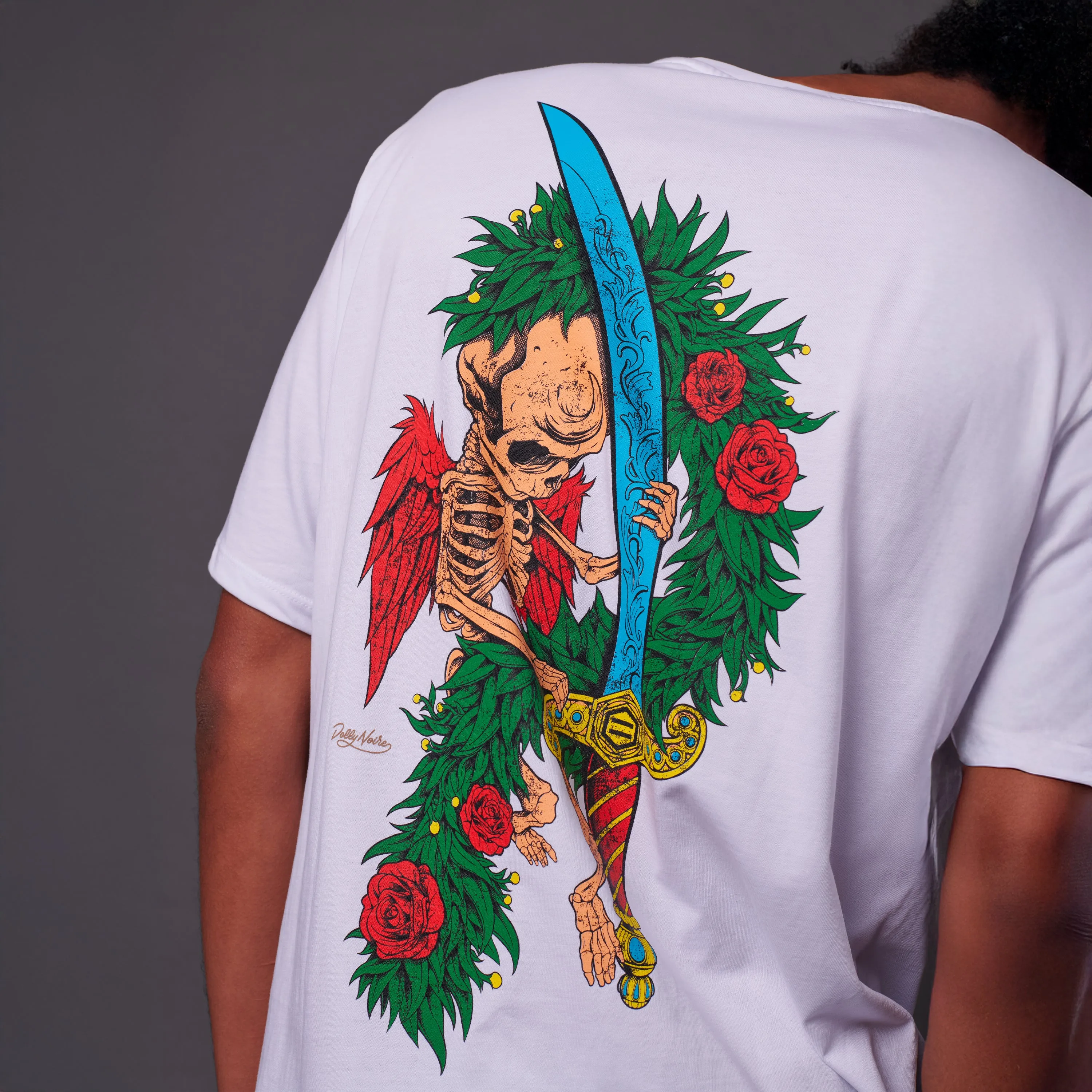 Asso Di Spade Tee White sold by Dolly Noire product image thumbnail 3