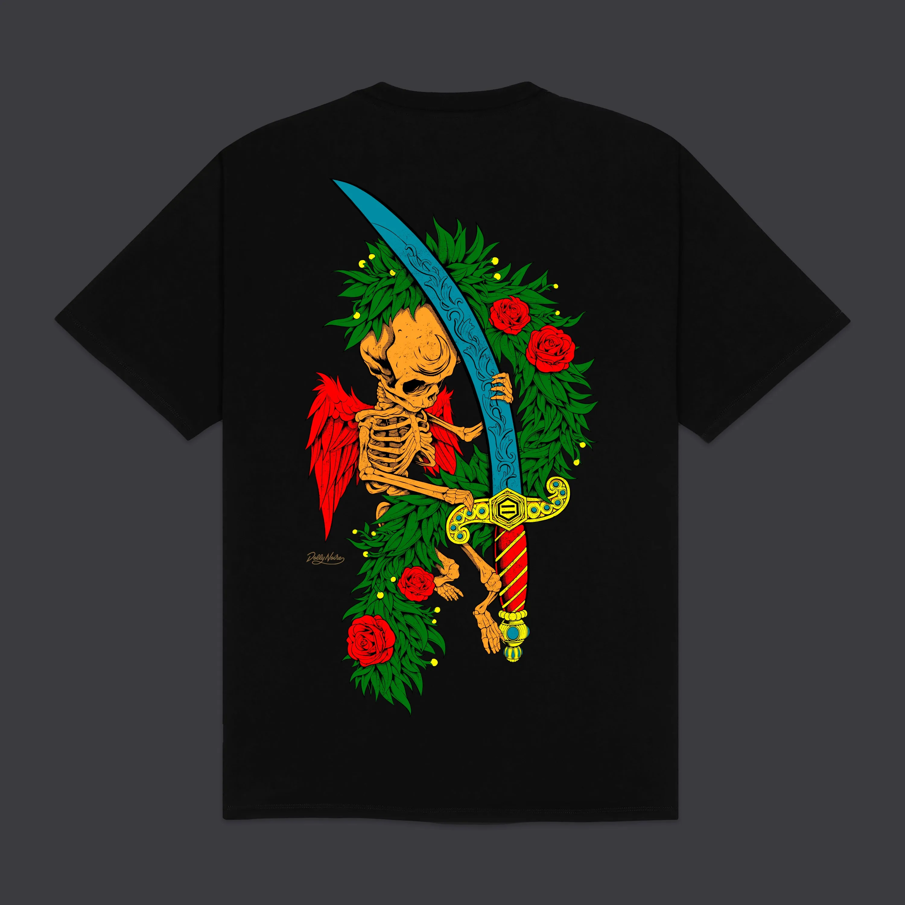 Asso Di Spade Tee Black sold by Dolly Noire