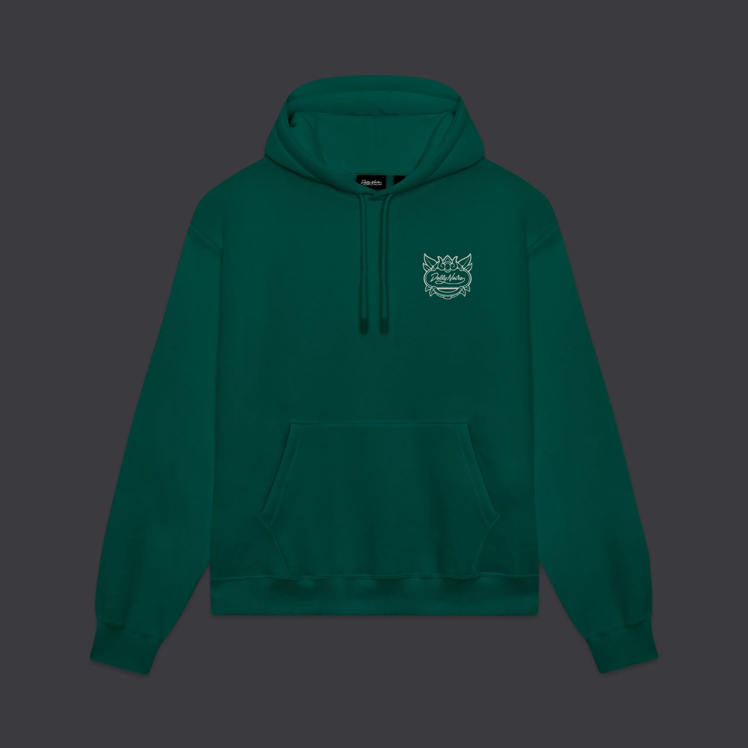 Ganesha Outline Hoodie Teal sold by Dolly Noire product image thumbnail 2
