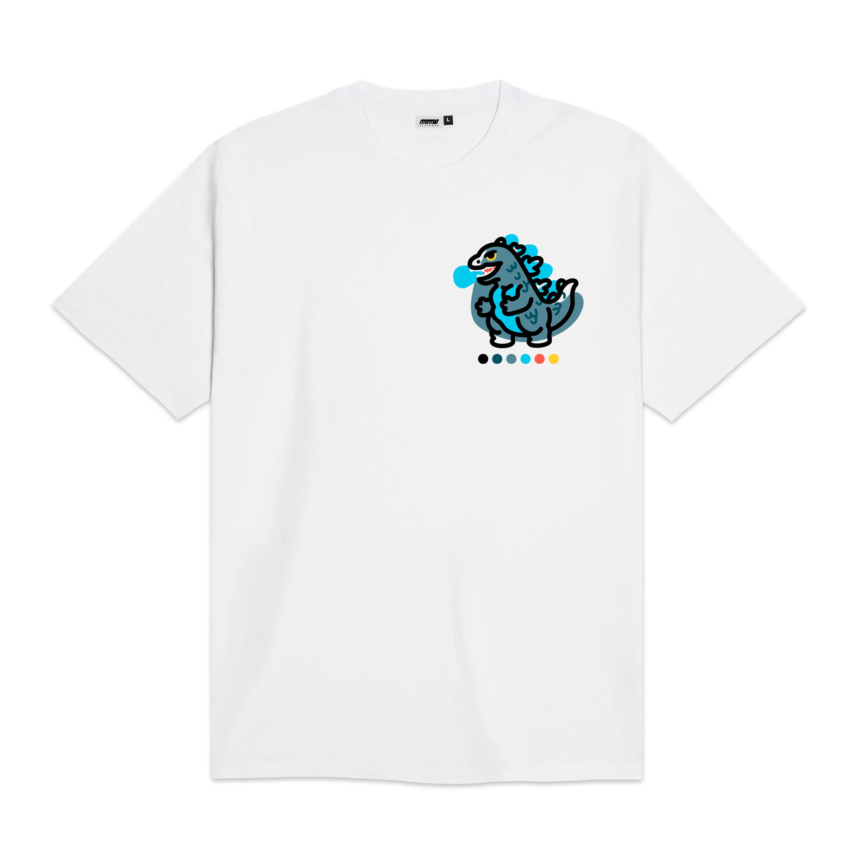 Mostro_Mambo Tee White sold by Dolly Noire