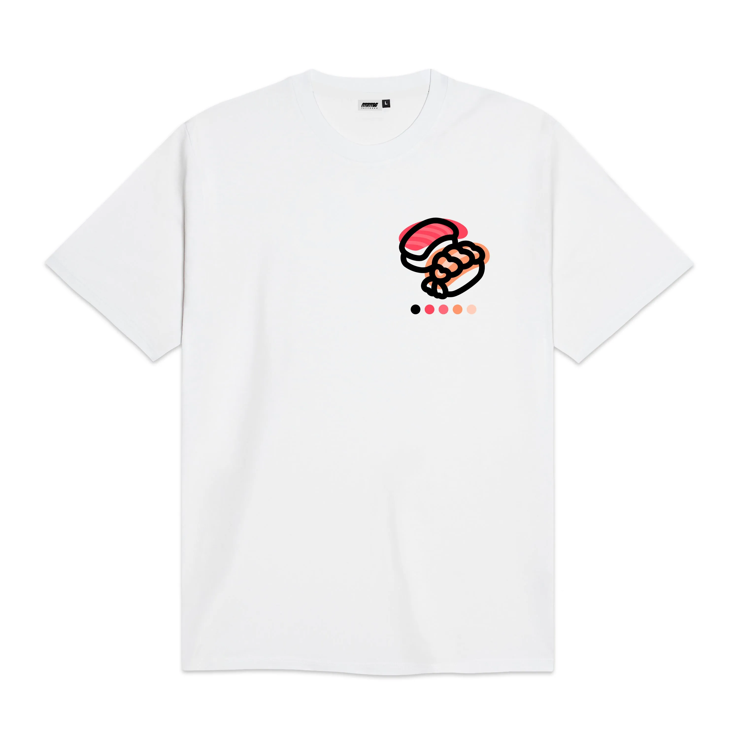 Sushi_Mambo Tee White sold by Dolly Noire