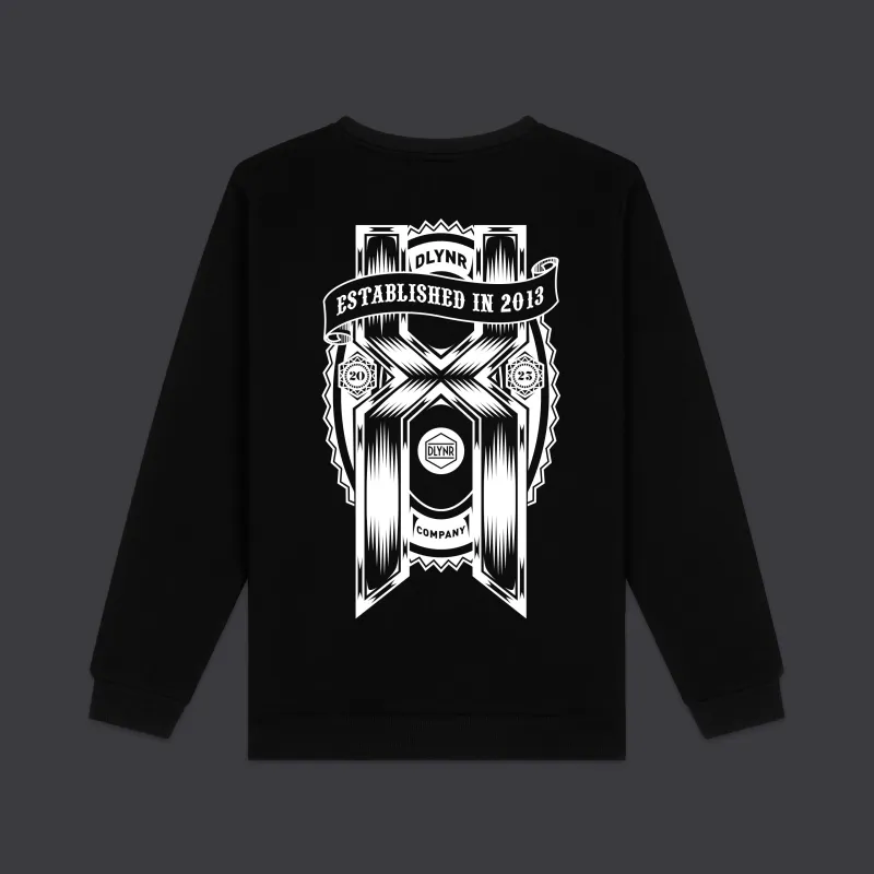 DLYNR 10 Years Crewneck Black made by Dolly Noire
