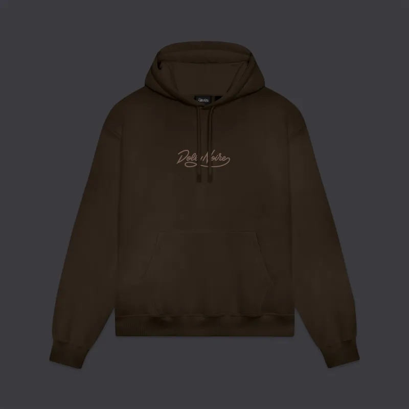 Dolly Noire Hoodie Coffee Bean made by Dolly Noire