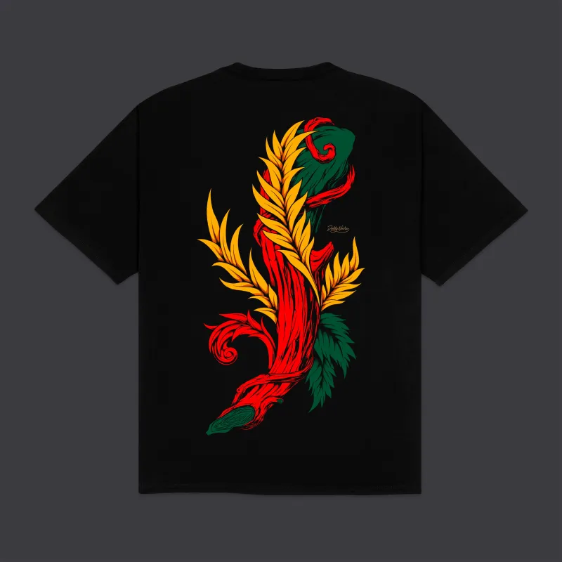 Asso di Bastoni Tee Black made by Dolly Noire