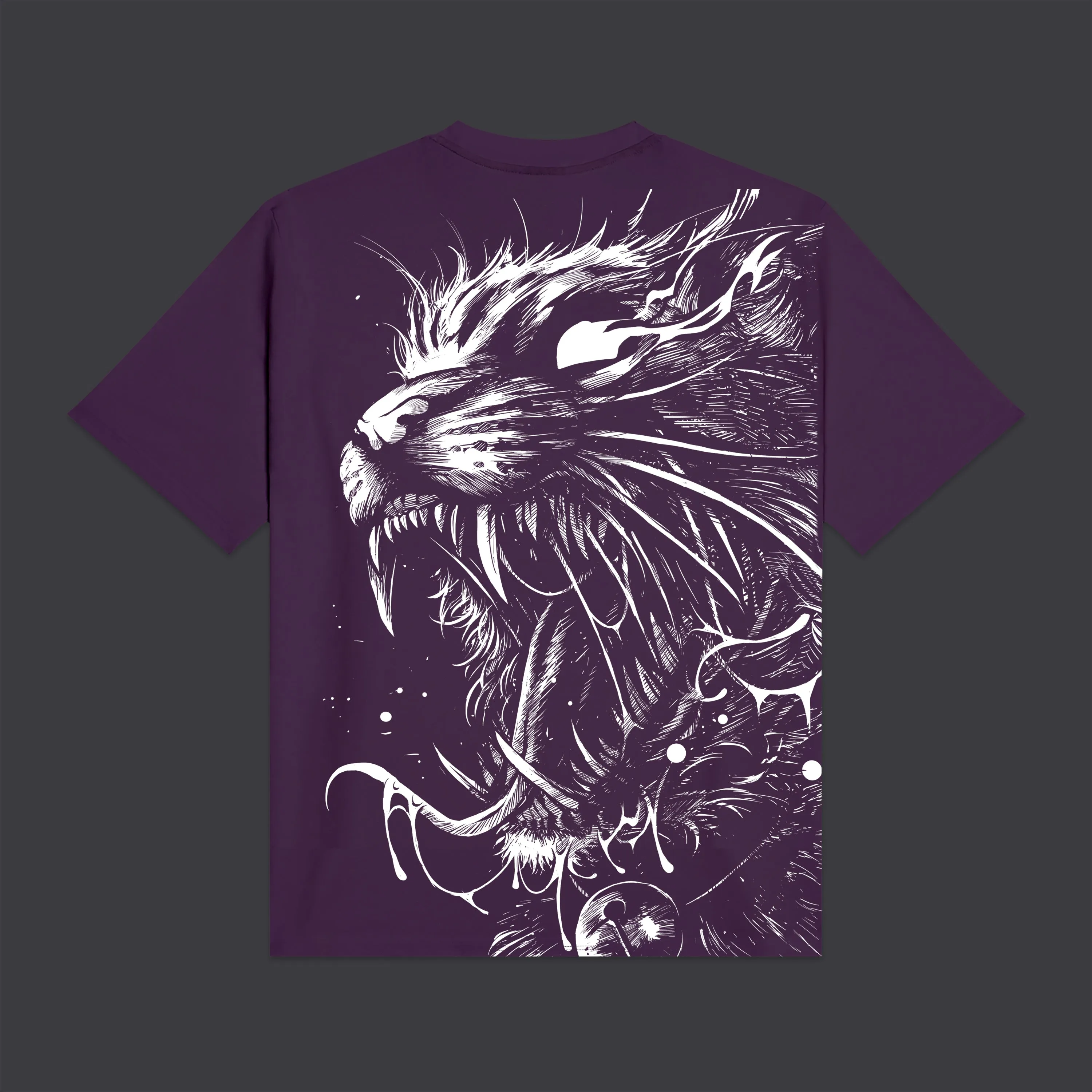 Satanicat Tee Purple Reign sold by Dolly Noire