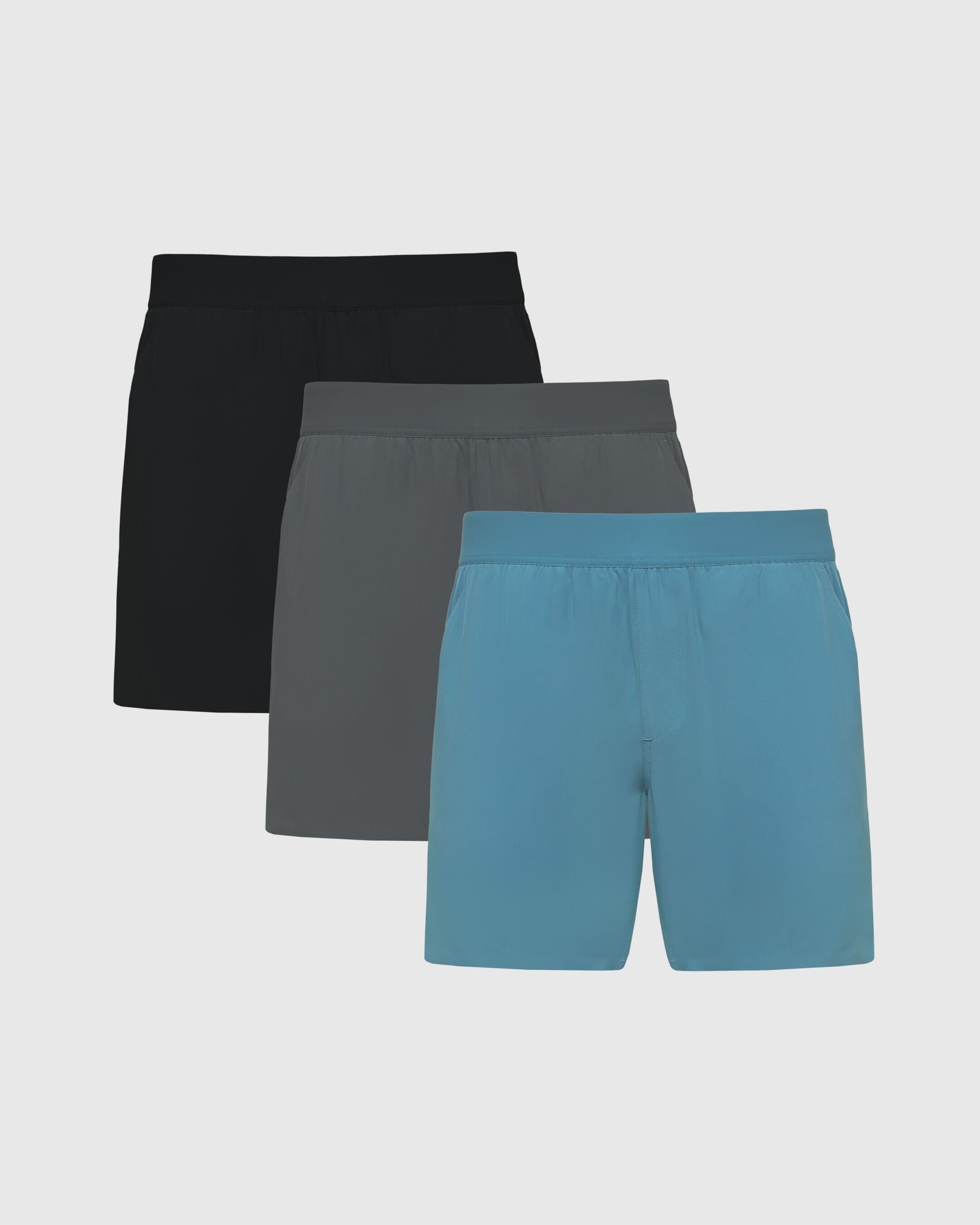 7" 2-in-1 Training Short 3-Pack sold by True Classic
