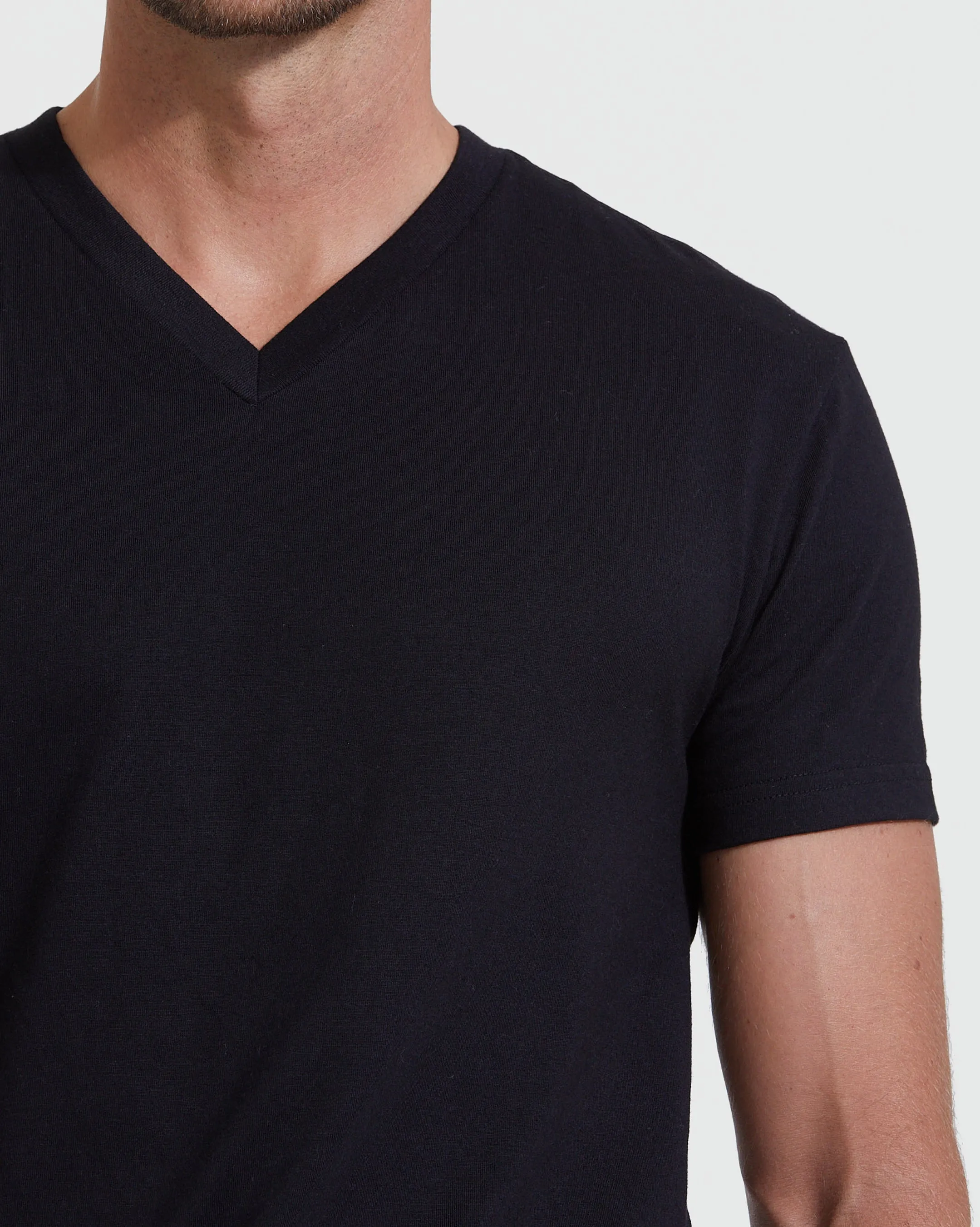 Black V Neck Tee sold by True Classic product image thumbnail 5