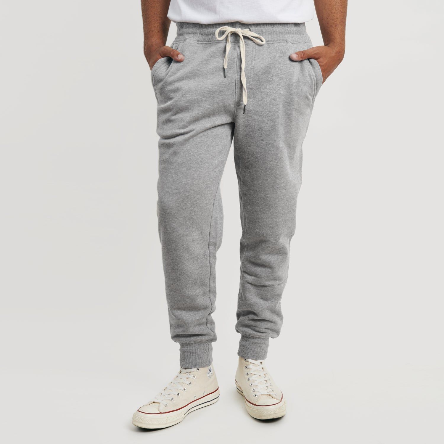 Heather Gray Fleece Joggers sold by True Classic
