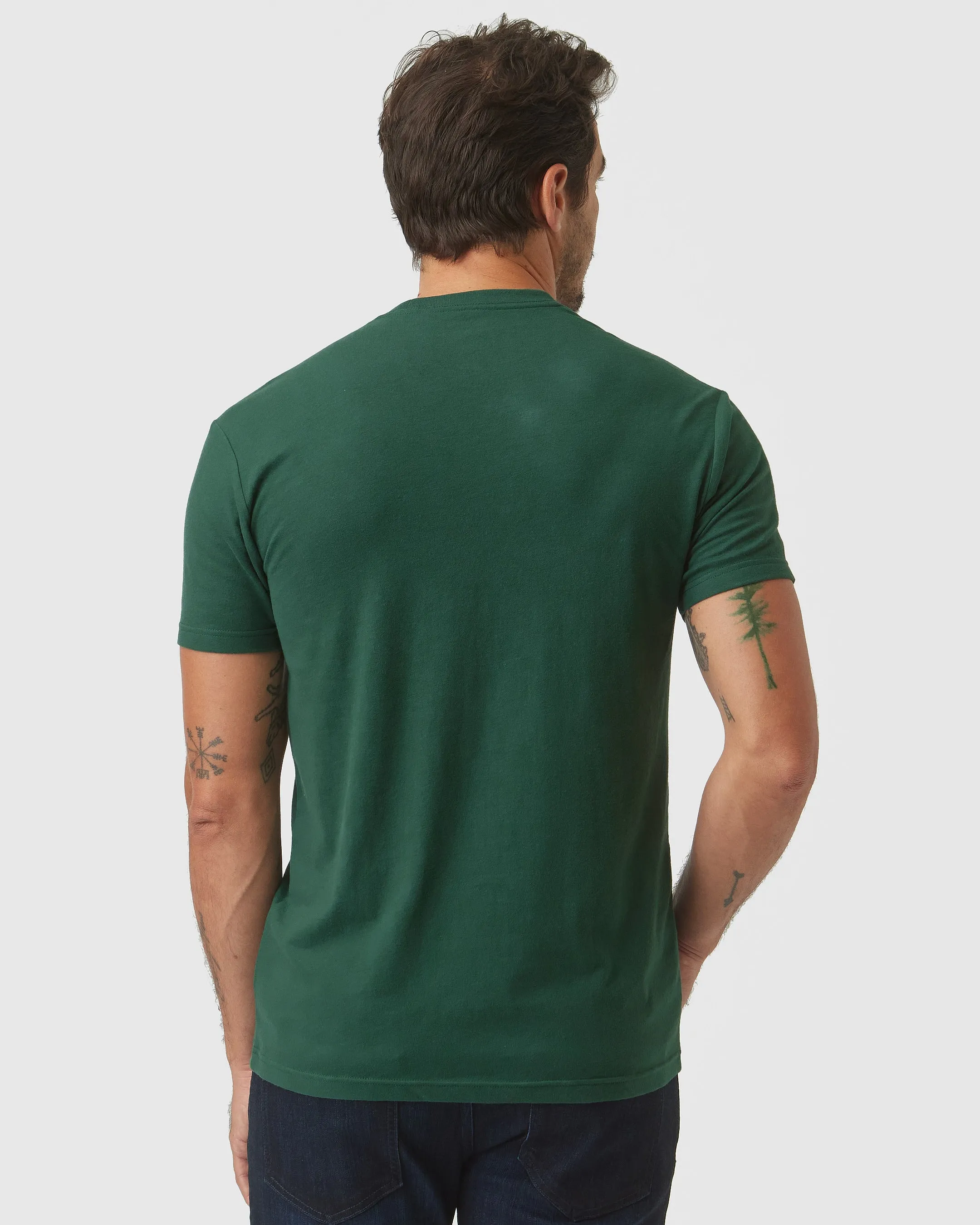 Moss Green Classic Crew sold by True Classic product image thumbnail 3