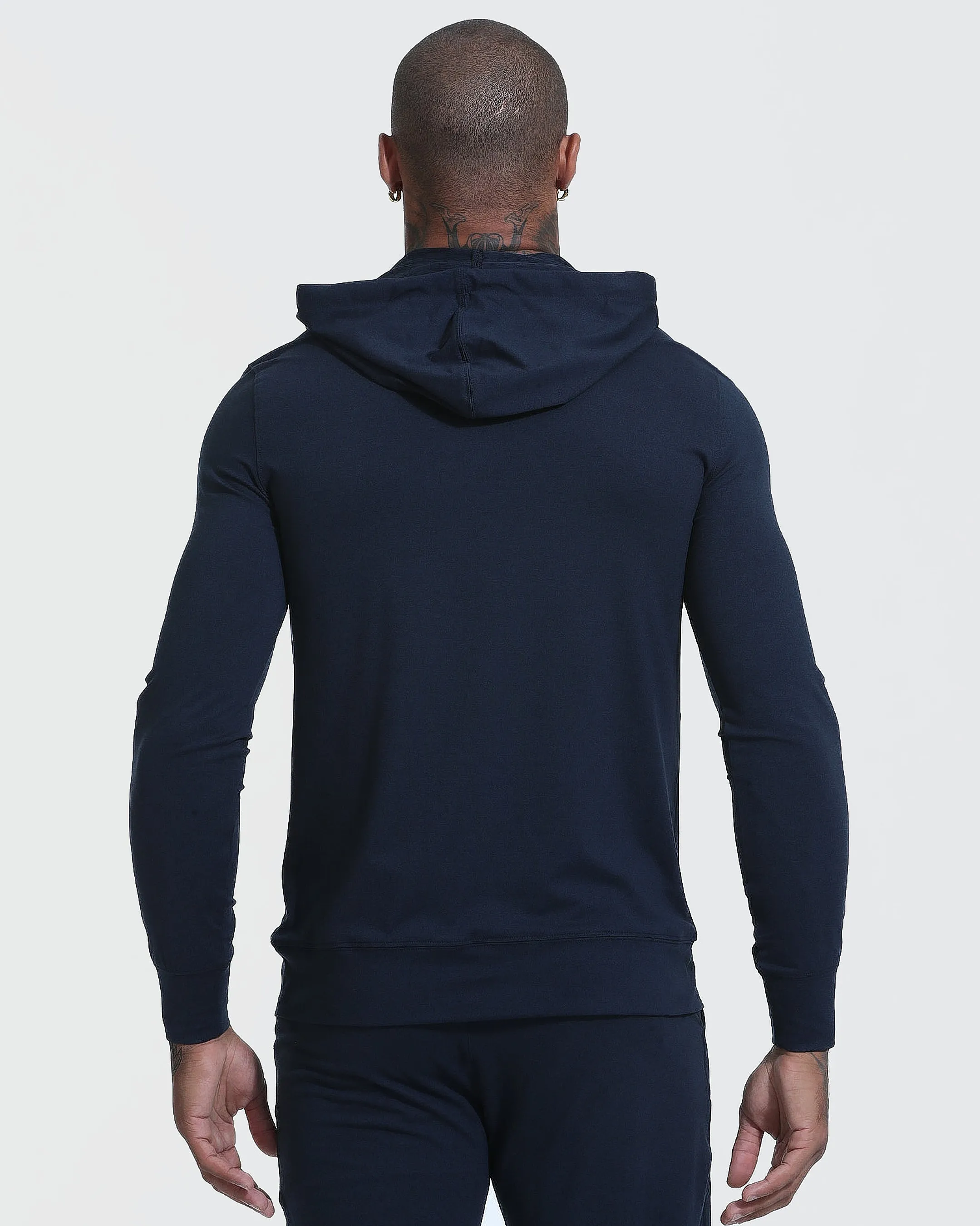 Heather Navy Active Comfort Pullover Hoodie sold by True Classic product image thumbnail 4