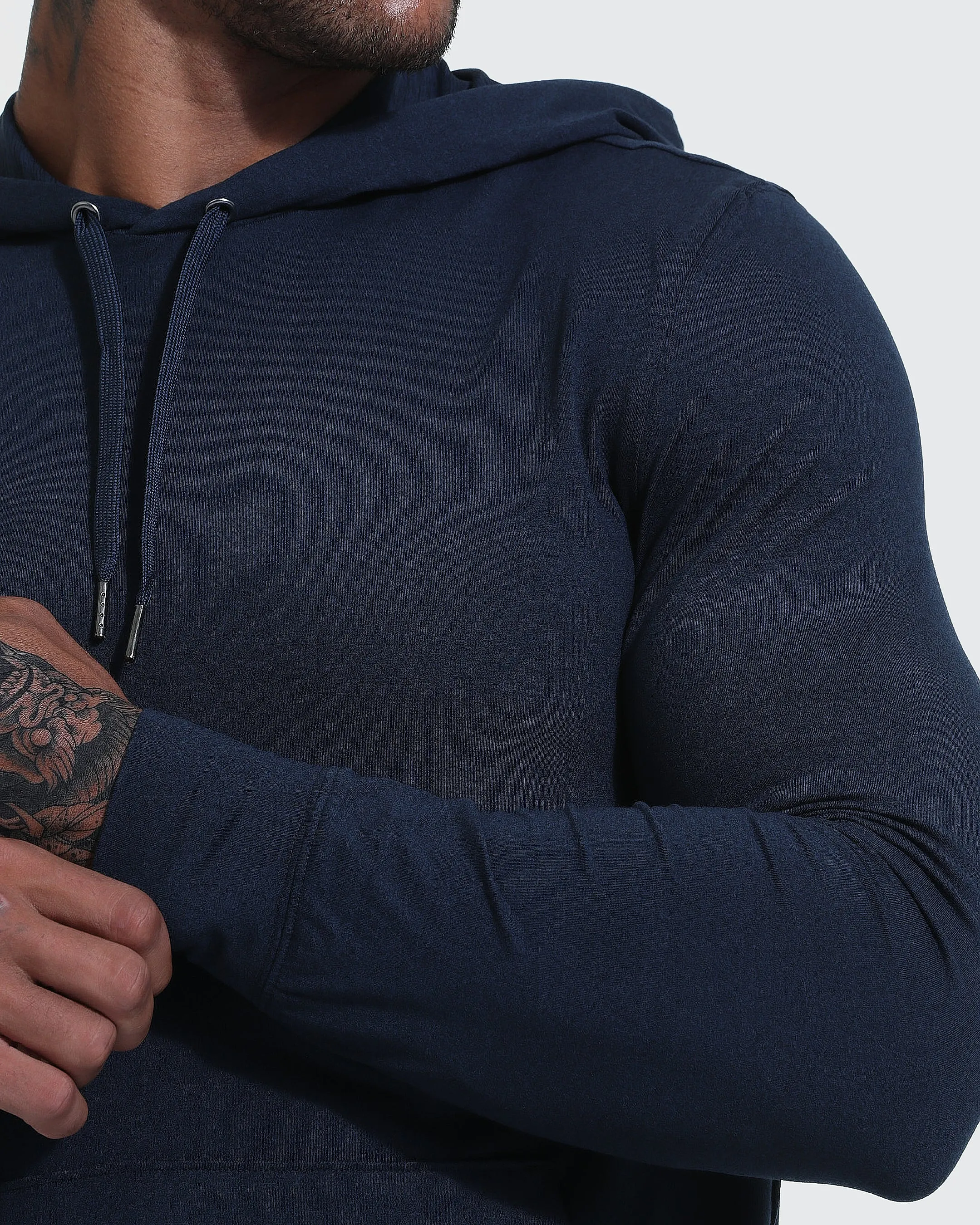 Heather Navy Active Comfort Pullover Hoodie sold by True Classic product image thumbnail 5