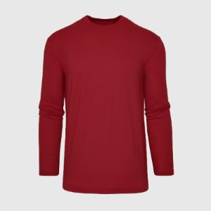 Crimson Long Sleeve Crew Neck sold by True Classic