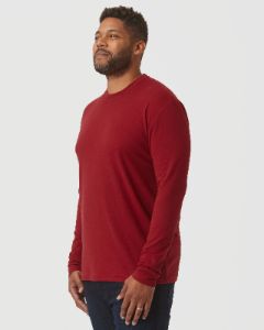 Crimson Long Sleeve Crew Neck sold by True Classic