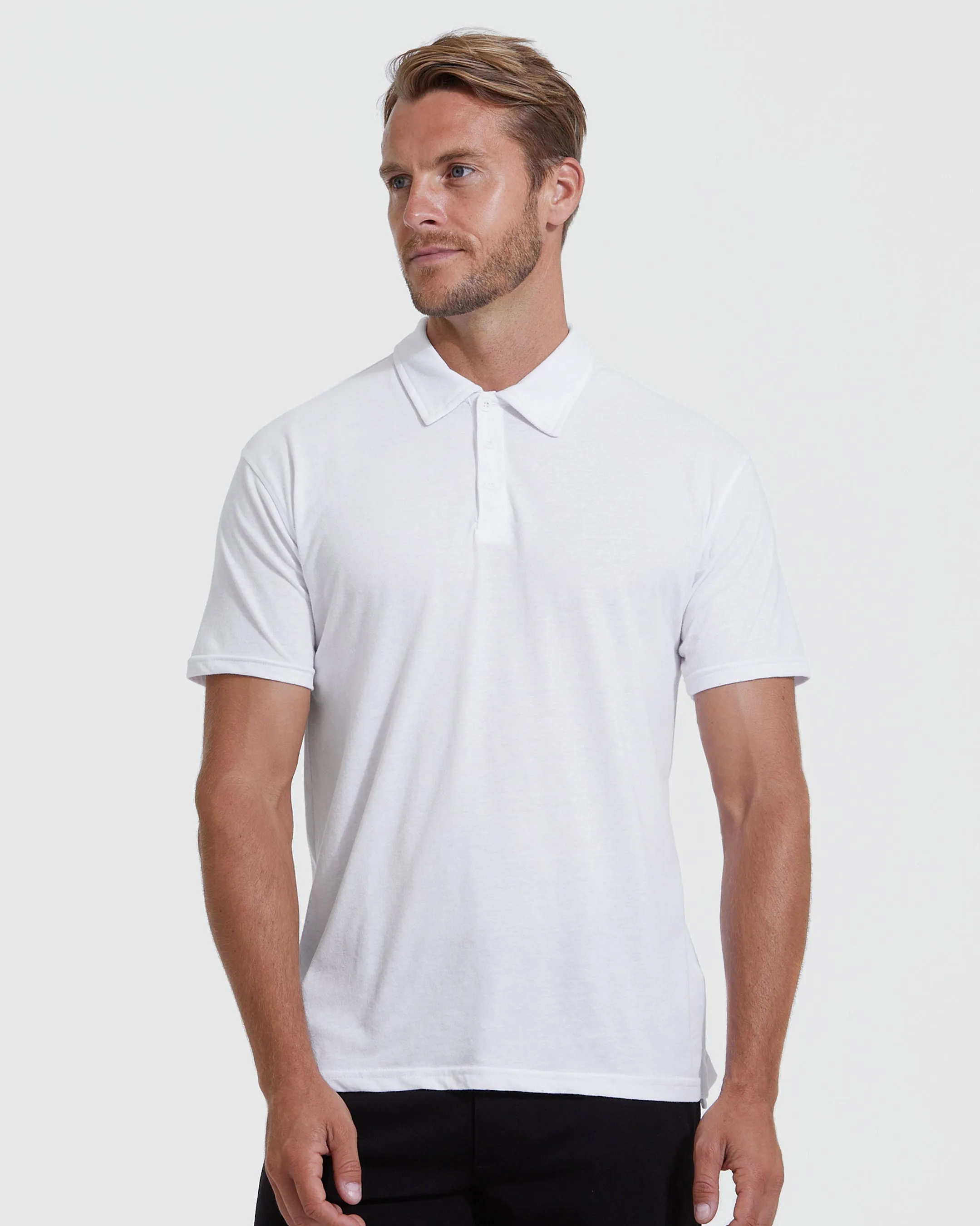 The Fundamental Short Sleeve Polo 3-Pack sold by True Classic product image thumbnail 2