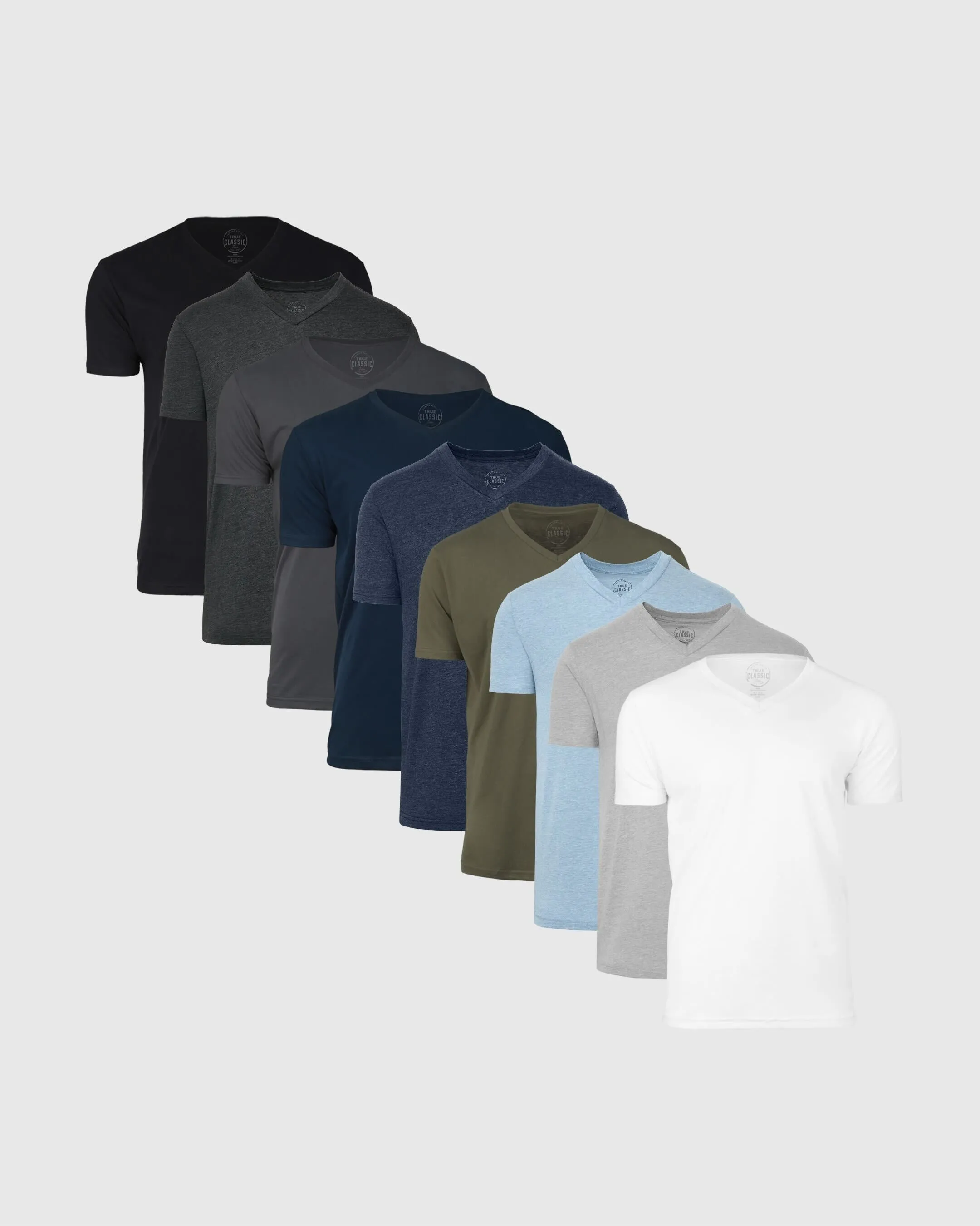 Essential V-Neck T-Shirt 9-Pack sold by True Classic