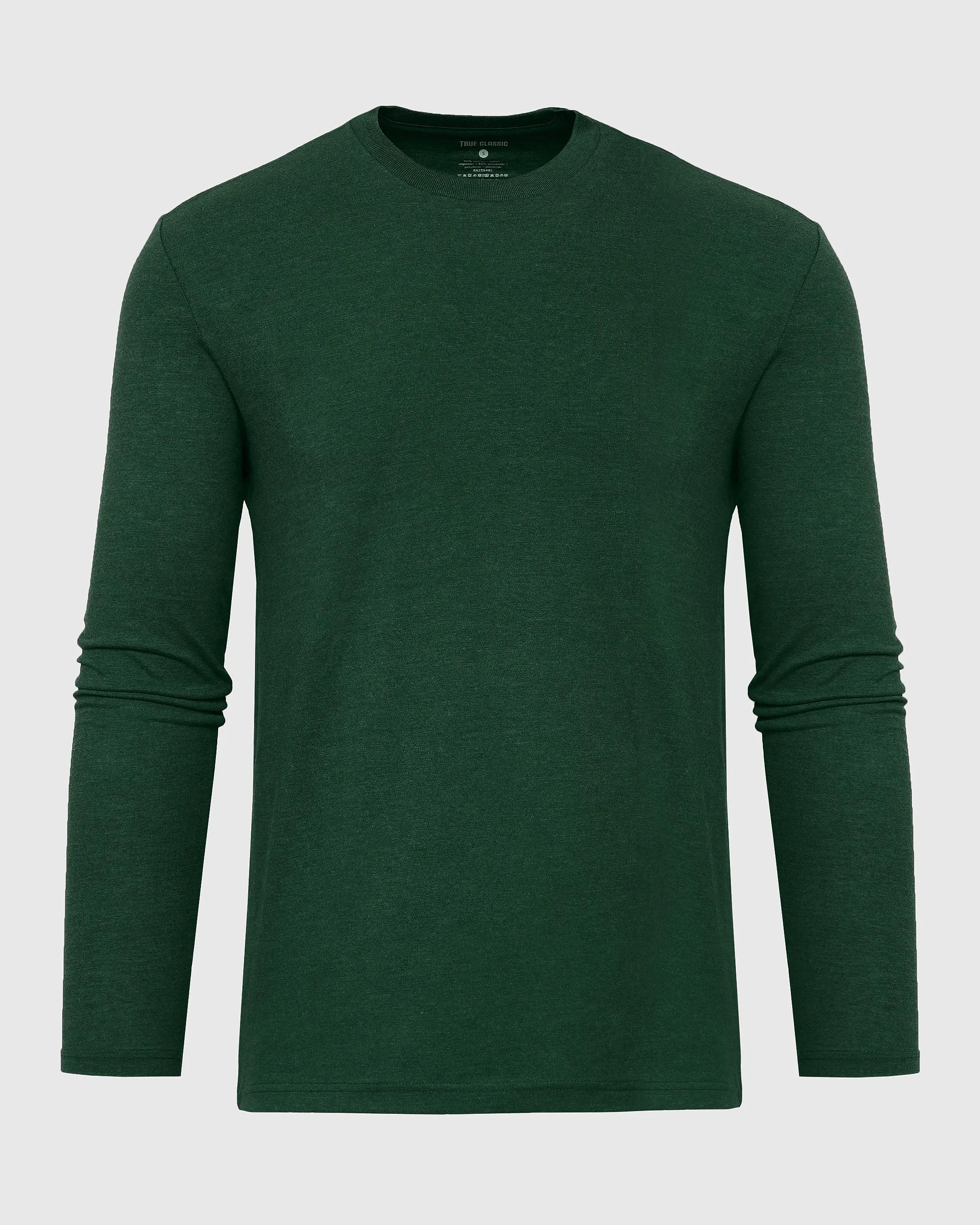 Ever Green Heather Long Sleeve T Shirt sold by True Classic product image thumbnail 2